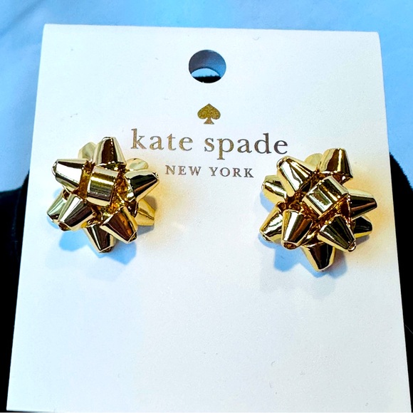 Kate Spade Present Gift Bow Earrings - Picture 6 of 6